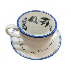 Anthropologie MOLLY HATCH Fortune Telling Tea Cup 12 oz